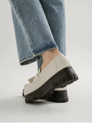 Lorenze Platform Flat Loafers 5cm