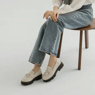 Lorenze Platform Flat Loafers 5cm