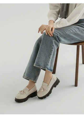 Lorenze Platform Flat Loafers 5cm