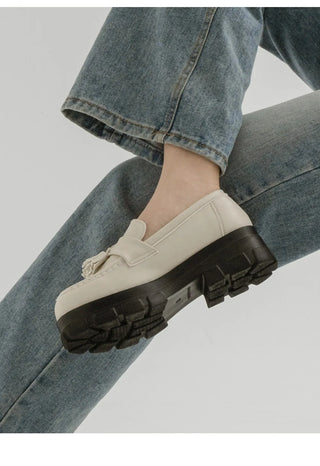 Lorenze Platform Flat Loafers 5cm