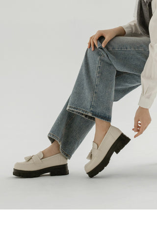 Lorenze Platform Flat Loafers 5cm