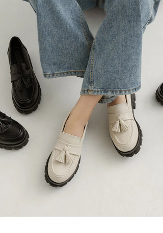 Lorenze Platform Flat Loafers 5cm