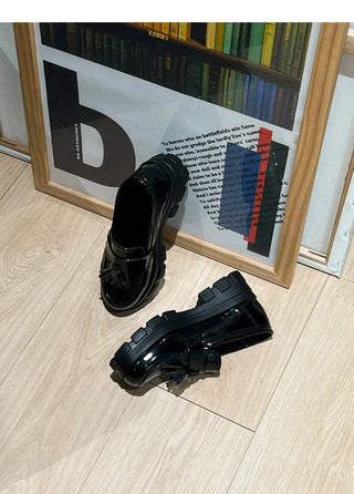 Lorenze Platform Flat Loafers 5cm