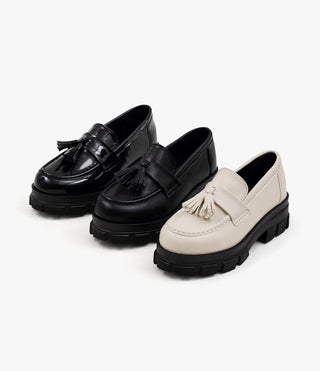 Lorenze Platform Flat Loafers 5cm
