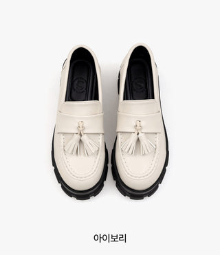 Lorenze Platform Flat Loafers 5cm