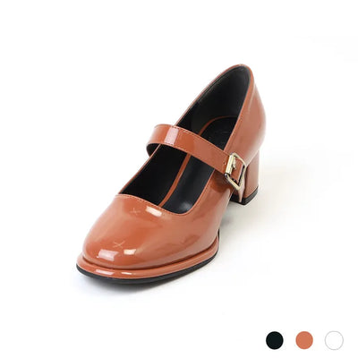 Justin Square Mary Jane Pumps 5cm