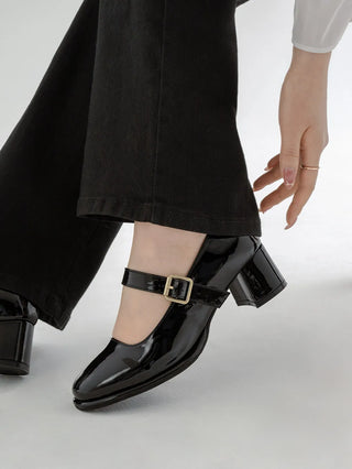 Justin Square Mary Jane Pumps 5cm