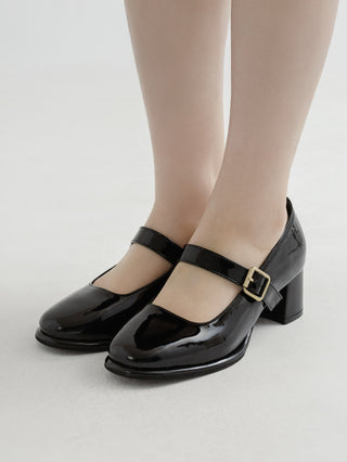Justin Square Mary Jane Pumps 5cm