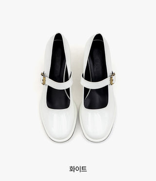 Justin Square Mary Jane Pumps 5cm