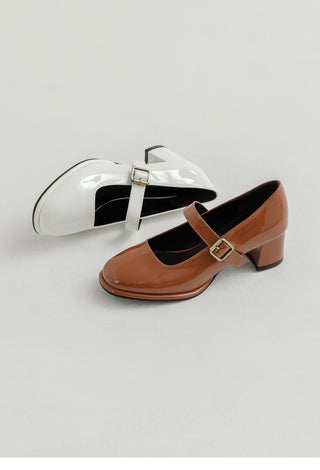 Justin Square Mary Jane Pumps 5cm