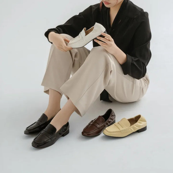 Melvin's Banding Penny Loafers 3cm