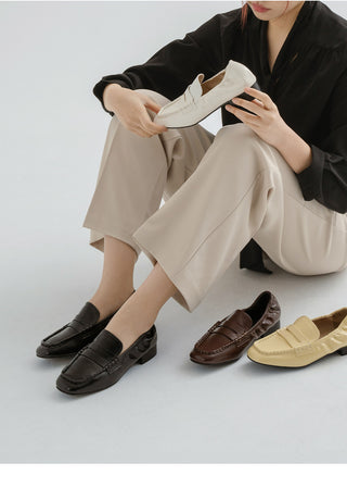 Melvin's Banding Penny Loafers 3cm