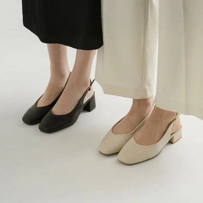 Treat Cowhide Mid-heel 3cm 5cm