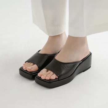 Foirn Platform Mule Slippers 6cm