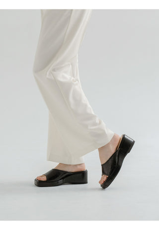 Foirn Platform Mule Slippers 6cm