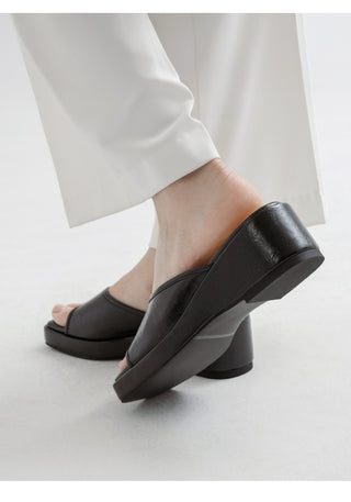Foirn Platform Mule Slippers 6cm