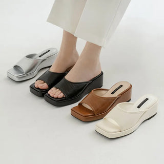 Foirn Platform Mule Slippers 6cm