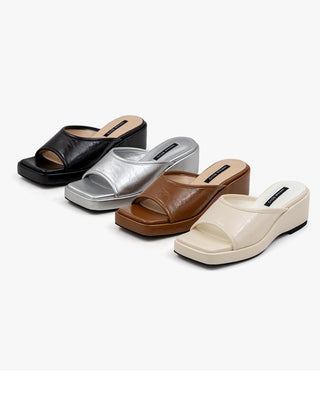Foirn Platform Mule Slippers 6cm