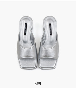 Foirn Platform Mule Slippers 6cm