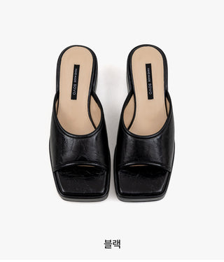 Foirn Platform Mule Slippers 6cm