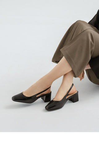 Ropier slingback pumps heel 2cm 5cm