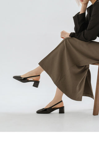 Ropier slingback pumps heel 2cm 5cm