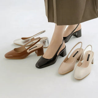 Ropier slingback pumps heel 2cm 5cm