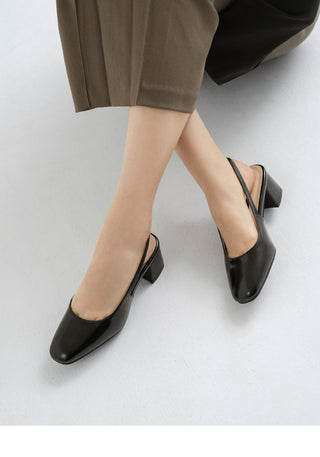 Ropier slingback pumps heel 2cm 5cm