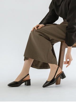Ropier slingback pumps heel 2cm 5cm