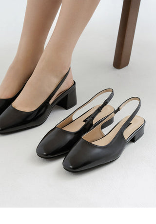 Ropier slingback pumps heel 2cm 5cm