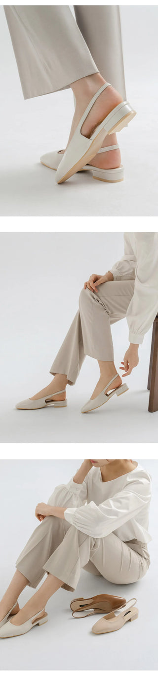 Ropier slingback pumps heel 2cm 5cm