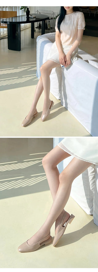 Ropier slingback pumps heel 2cm 5cm