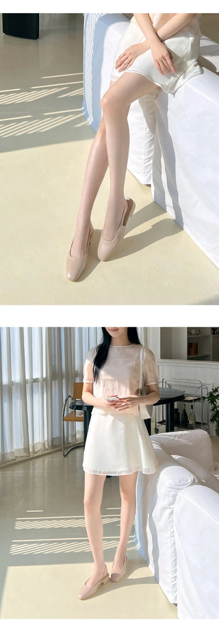 Ropier slingback pumps heel 2cm 5cm