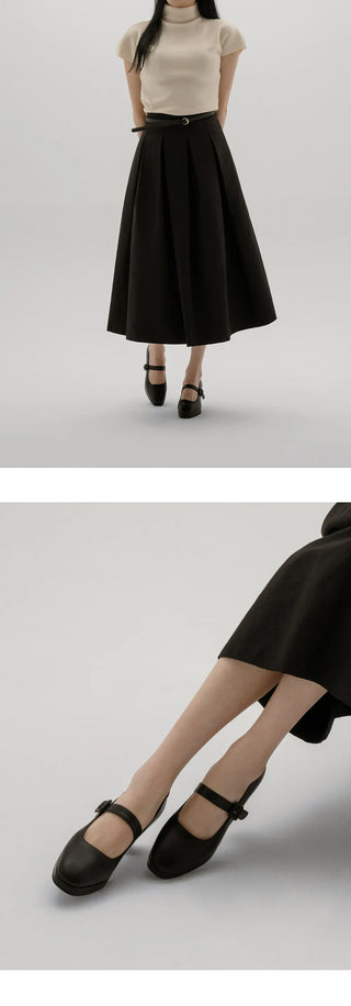 Piers Platform Mary Jane Pumps 7cm