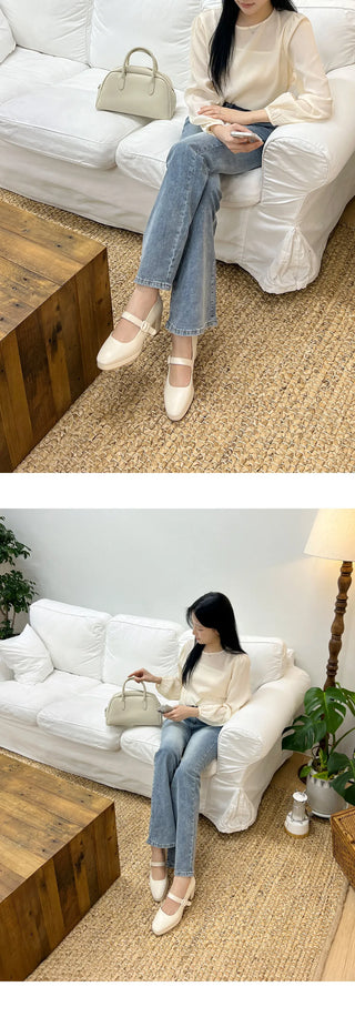 Piers Platform Mary Jane Pumps 7cm