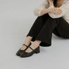 Stephan See-through Mary Jane Mid-heel 3cm