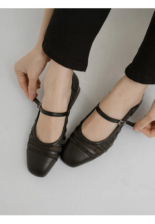 Stephan See-through Mary Jane Mid-heel 3cm