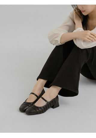 Stephan See-through Mary Jane Mid-heel 3cm