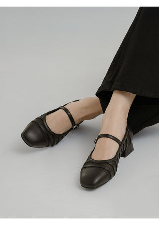 Stephan See-through Mary Jane Mid-heel 3cm