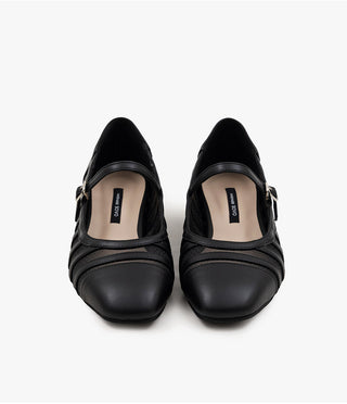 Stephan See-through Mary Jane Mid-heel 3cm