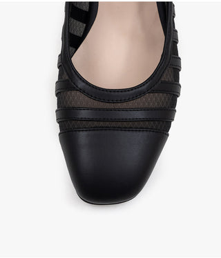 Stephan See-through Mary Jane Mid-heel 3cm