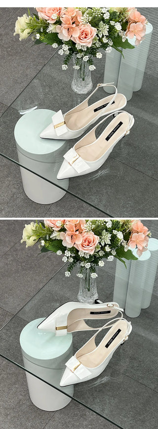 Flora Ribbon Pumps & Slingbacks 7cm