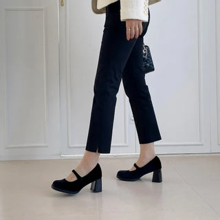 Lovely New Arrival Iver Semi-Square Mary Jane Pumps 6cm