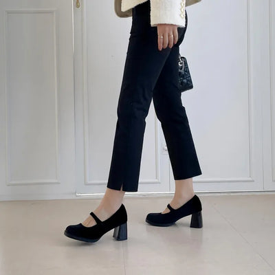 Lovely New Arrival Iver Semi-Square Mary Jane Pumps 6cm