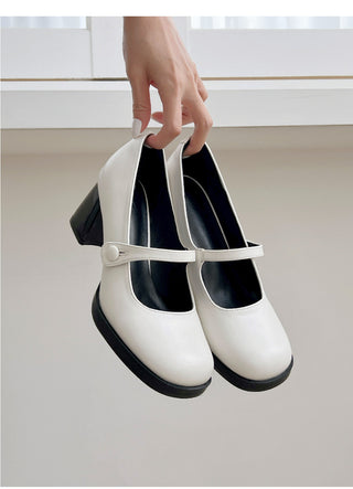 Lovely New Arrival Iver Semi-Square Mary Jane Pumps 6cm