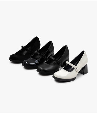 Lovely New Arrival Iver Semi-Square Mary Jane Pumps 6cm