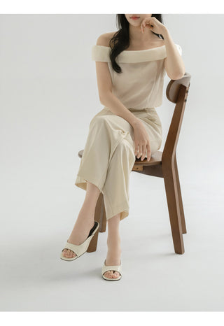 Twan Mid-heel Slipper Mules 4cm