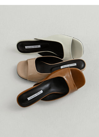 Twan Mid-heel Slipper Mules 4cm
