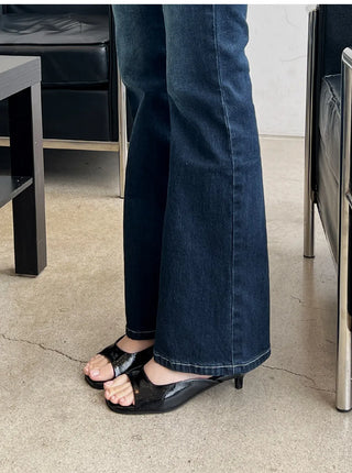Twan Mid-heel Slipper Mules 4cm