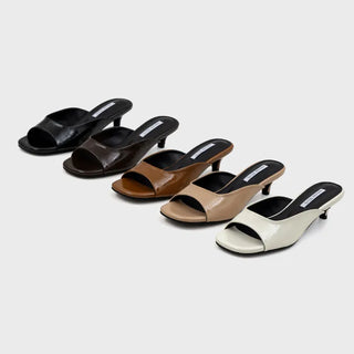 Twan Mid-heel Slipper Mules 4cm